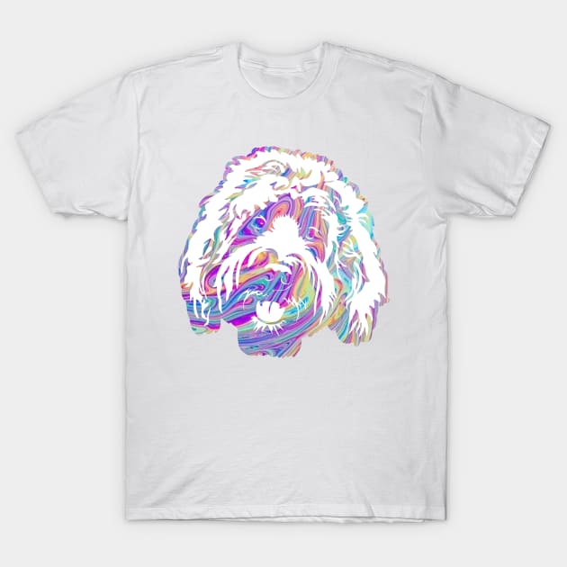 Golden doodle T-Shirt by Haily_brown